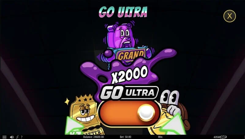 Treats of Terror II - GO Ultra mod aktiviran u donjem panelu